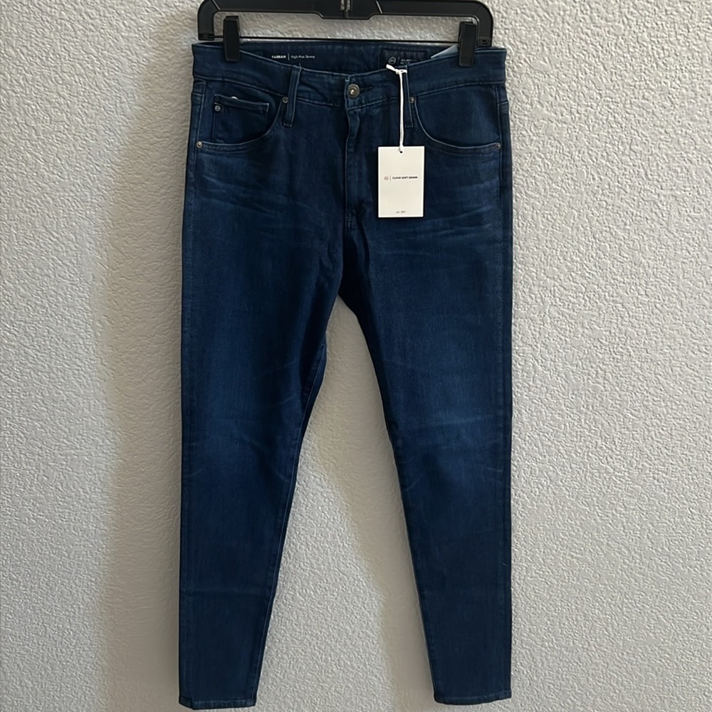 AG Farah High-Rise Stretch Skinny Ankle Jeans Size 29 - Picture 6 of 11